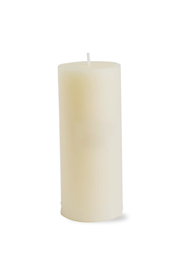 Ivory Pillar Candles Unscented Drip-Free Long Burning Set of 6, Alternate, color, Beige