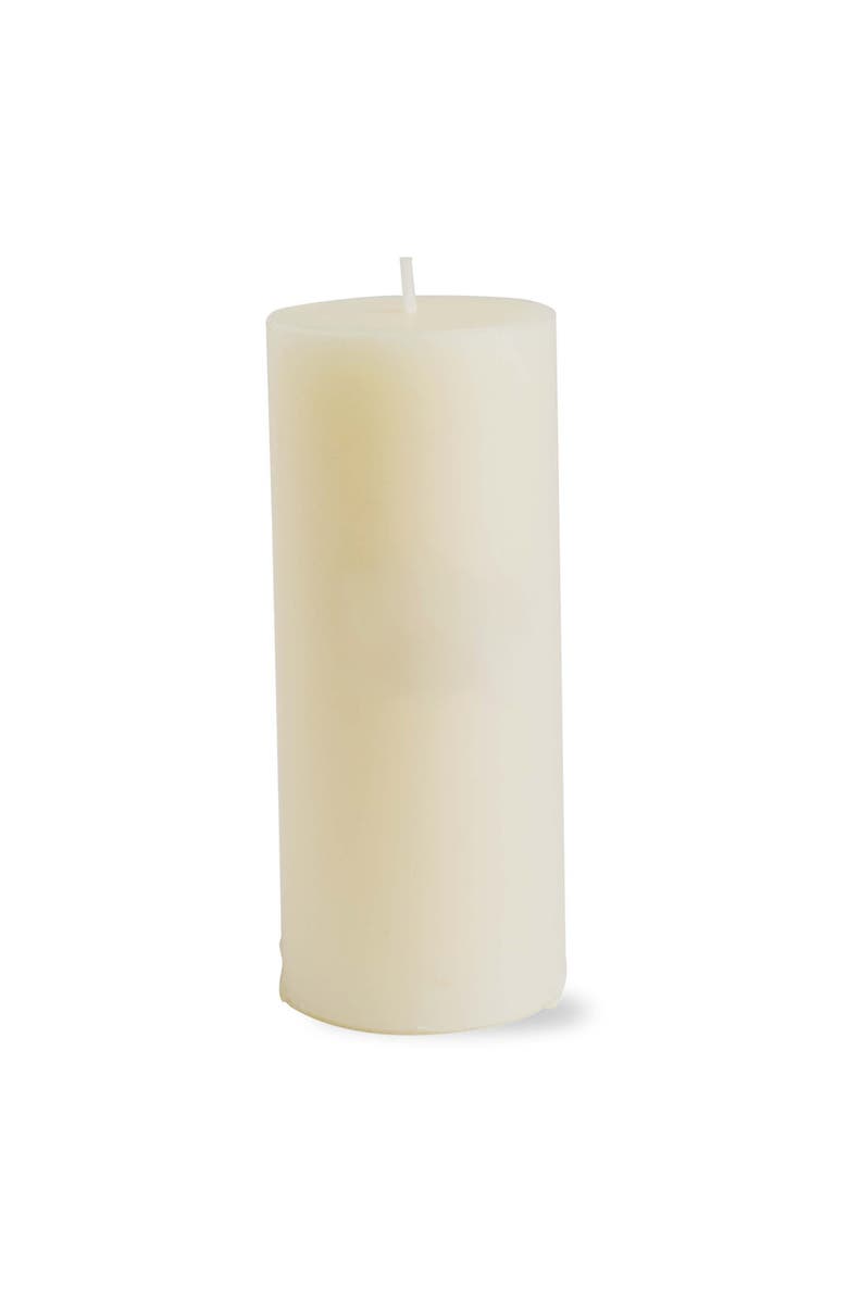 tag Ivory Pillar Candles Unscented Drip-Free Long Burning Set of 6, Alternate, color, Beige