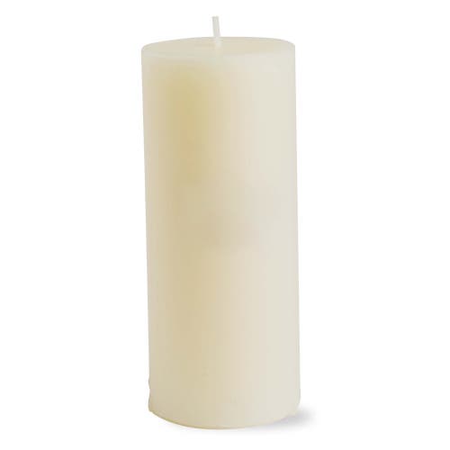 Tag Ivory Pillar Candles Unscented Drip-free Long Burning Set Of 6 In Neutral