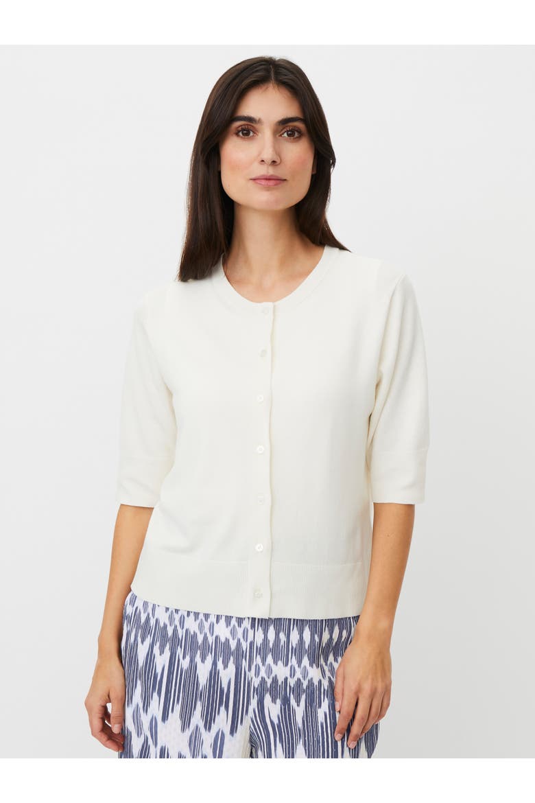 Malopus Half-Sleeve Knitted Cardigan, Main, color, Jet Stream