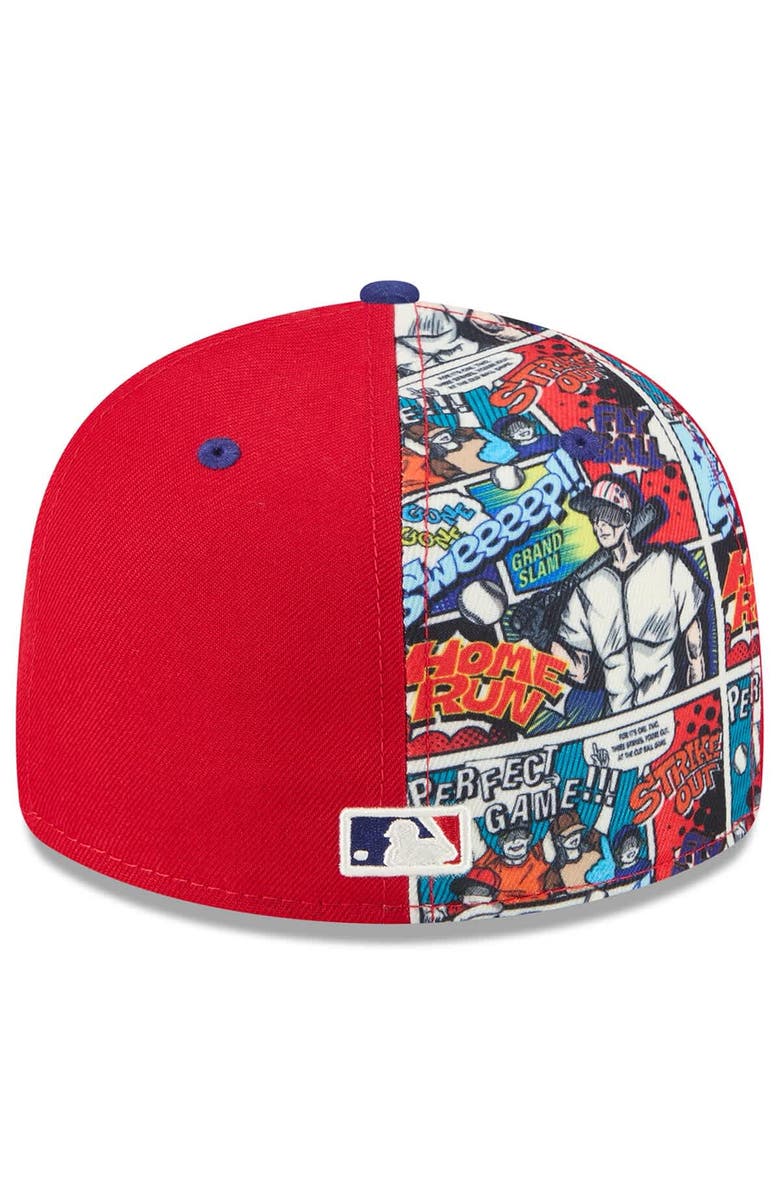 New Era Men's New Era Red/Royal Philadelphia Phillies 2025 MLB Diamond Hero Edition Low Profile 59FIFTY Fitted Hat, Alternate, color, Red