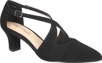 (取寄) イージーストリート レディース ポワント Easy Street women  Pointe Black Patent EASY STREET Elegance Pointed Toe Pump (Women) | Nordstrom