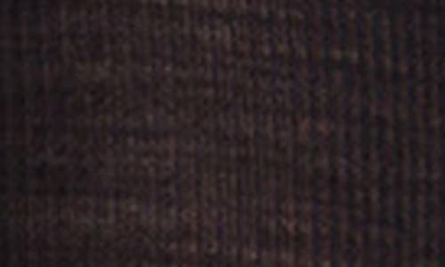 Hanro Lace Trim Merino Wool & Silk Rib Leggings In Black