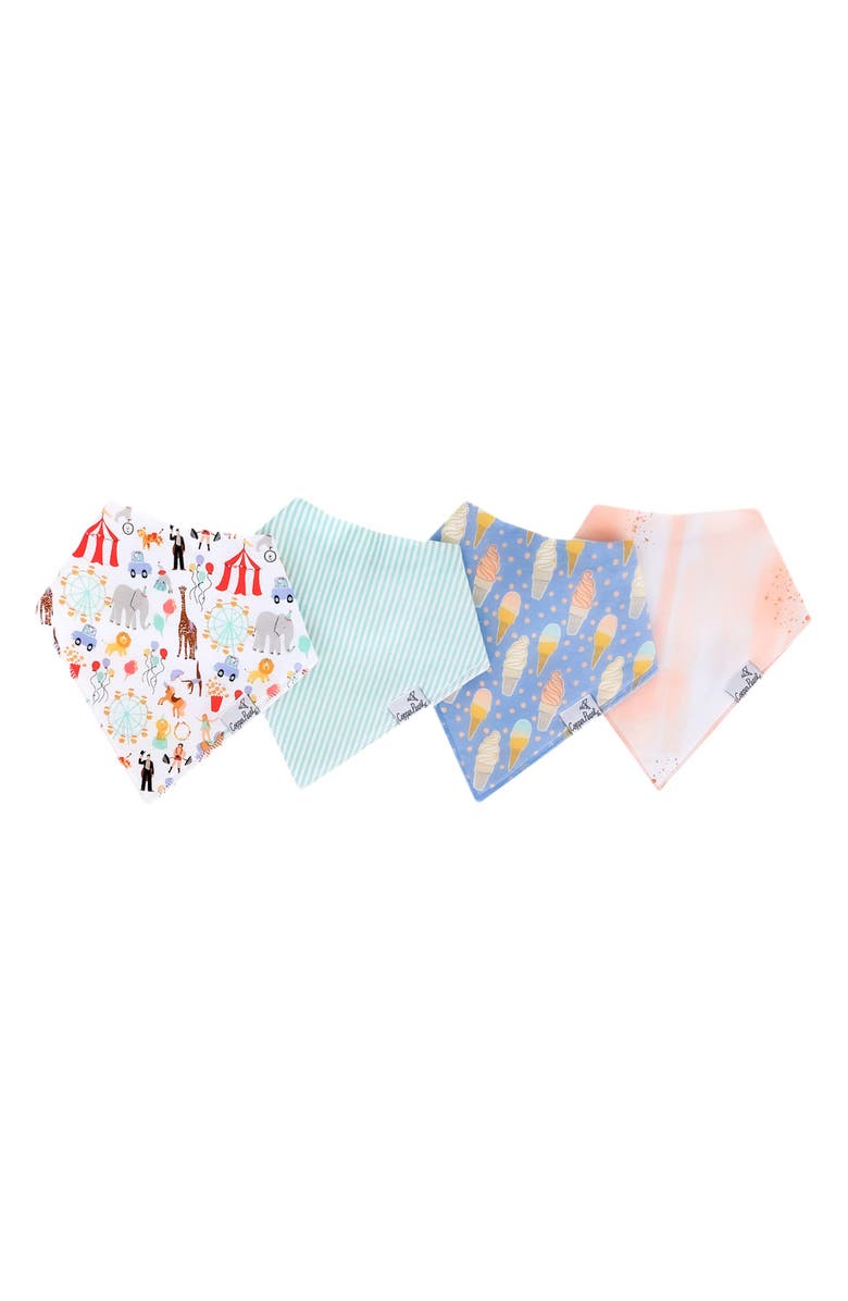 Copper Pearl 4-Pack Bandana Bibs, Main, color, Bailey