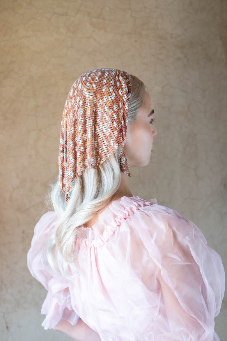 Fauna Headscarf Headband, Alternate, color, Fawn