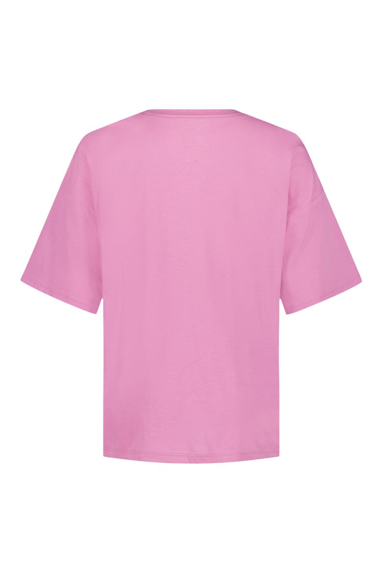 Kids' Summer Oversize Cotton Graphic T-Shirt, Alternate, color, CYCLAMEN