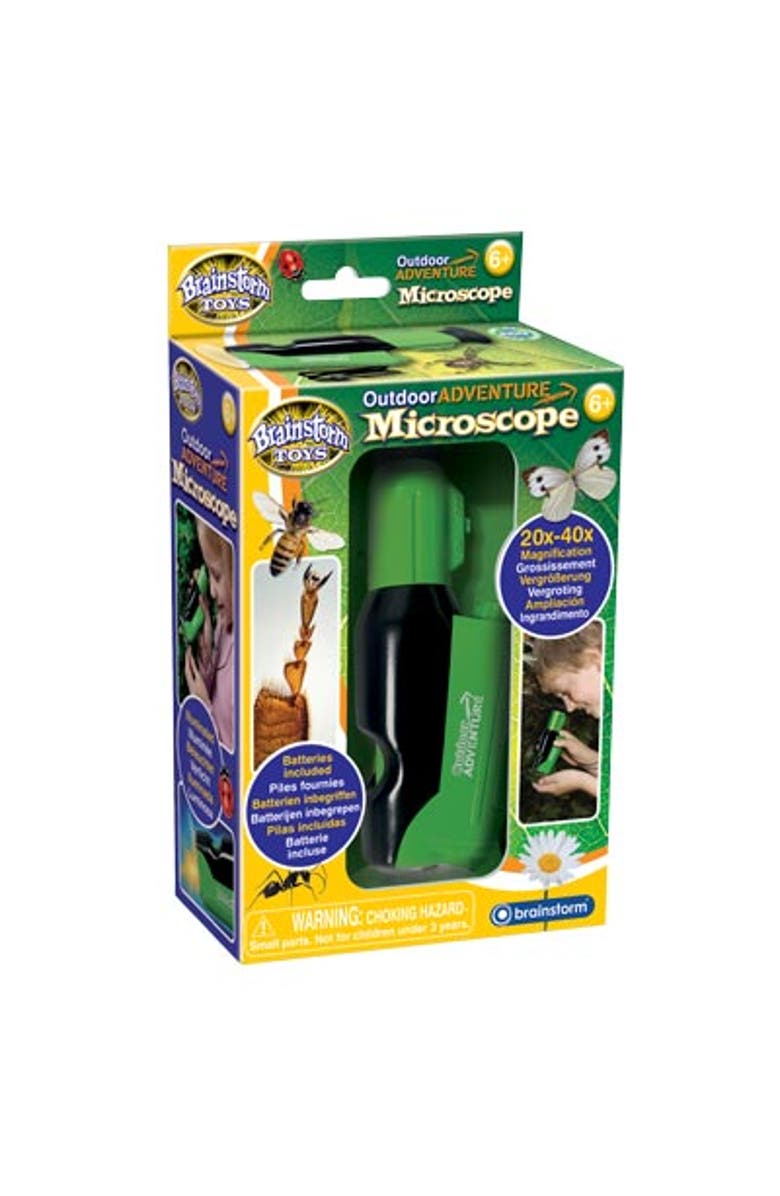 Brainstorm Limited Outdoor Adventure Microscope, All Ages, Main, color, Multicolored