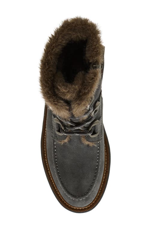 Blondo Monday Waterproof Lace-up Boot In Gray