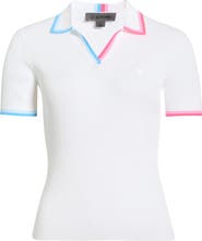 G/FORE Tipped Rib Cotton Blend Golf Polo