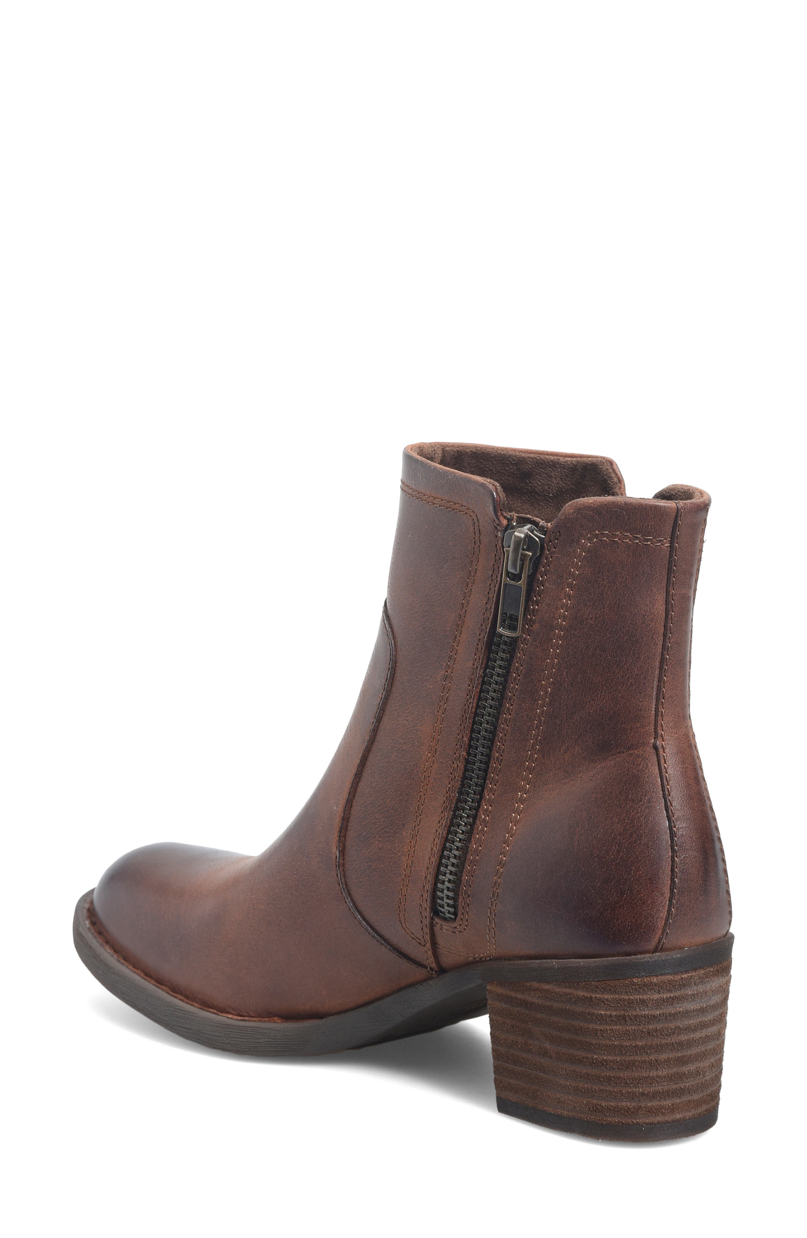 Børn Rigby Bootie, Alternate, color, Brown Leather