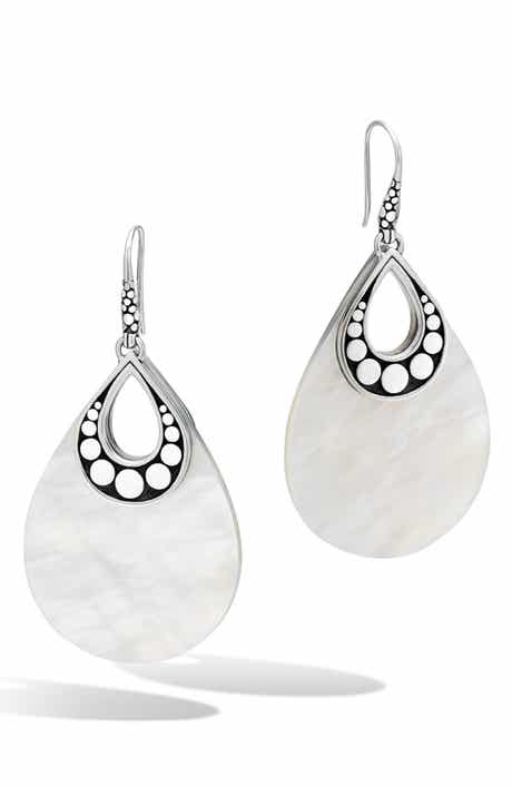 John Hardy Dot Drop Earrings