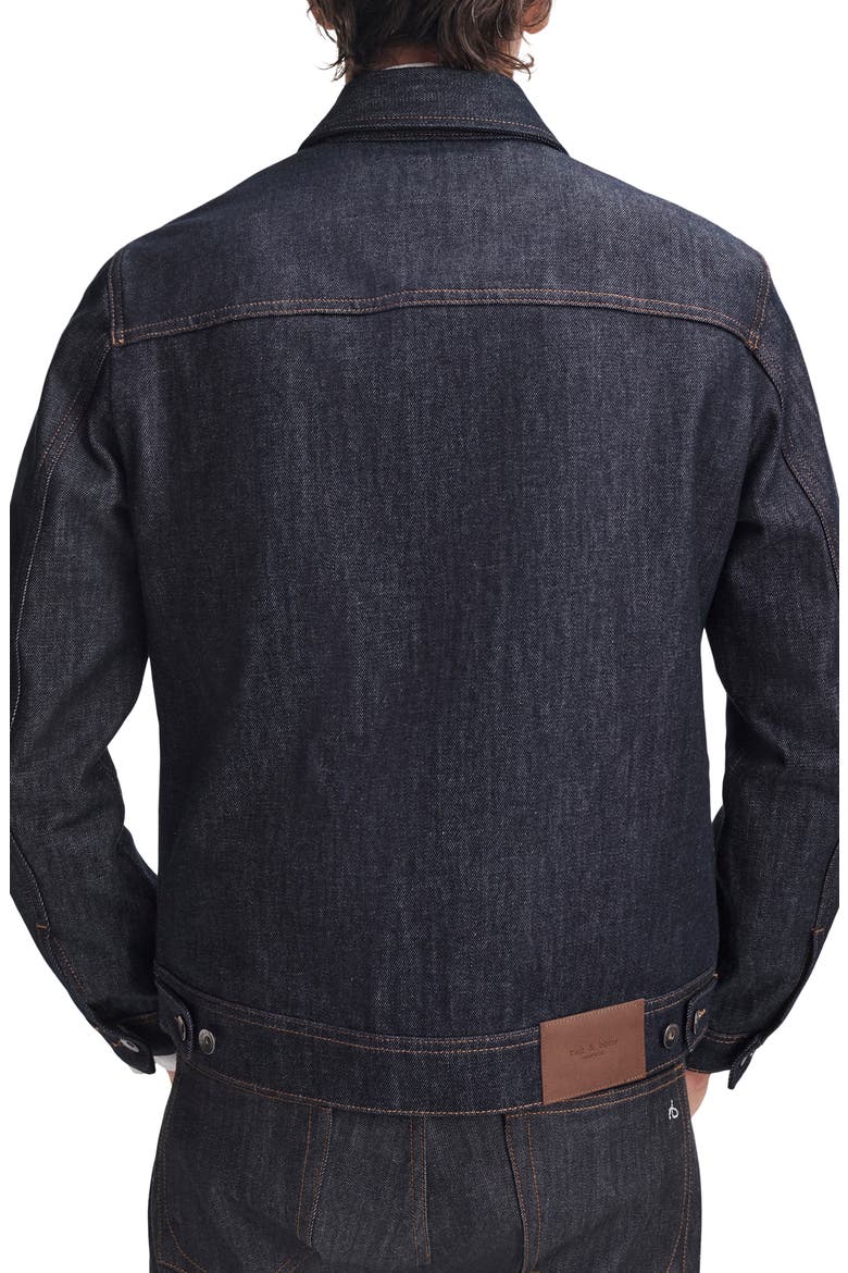 RB3 Raw Denim Trucker Jacket, Alternate, color, RBRAWIND