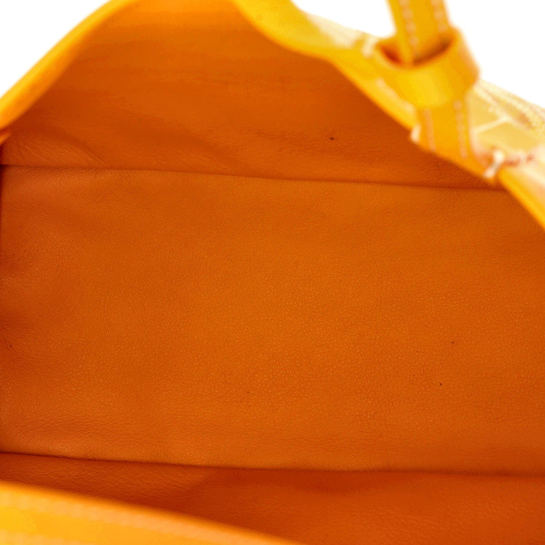 Pre-Owned Goyard Anjou Reversible Tote Coated Canvas Mini, Alternate, color, Yellow