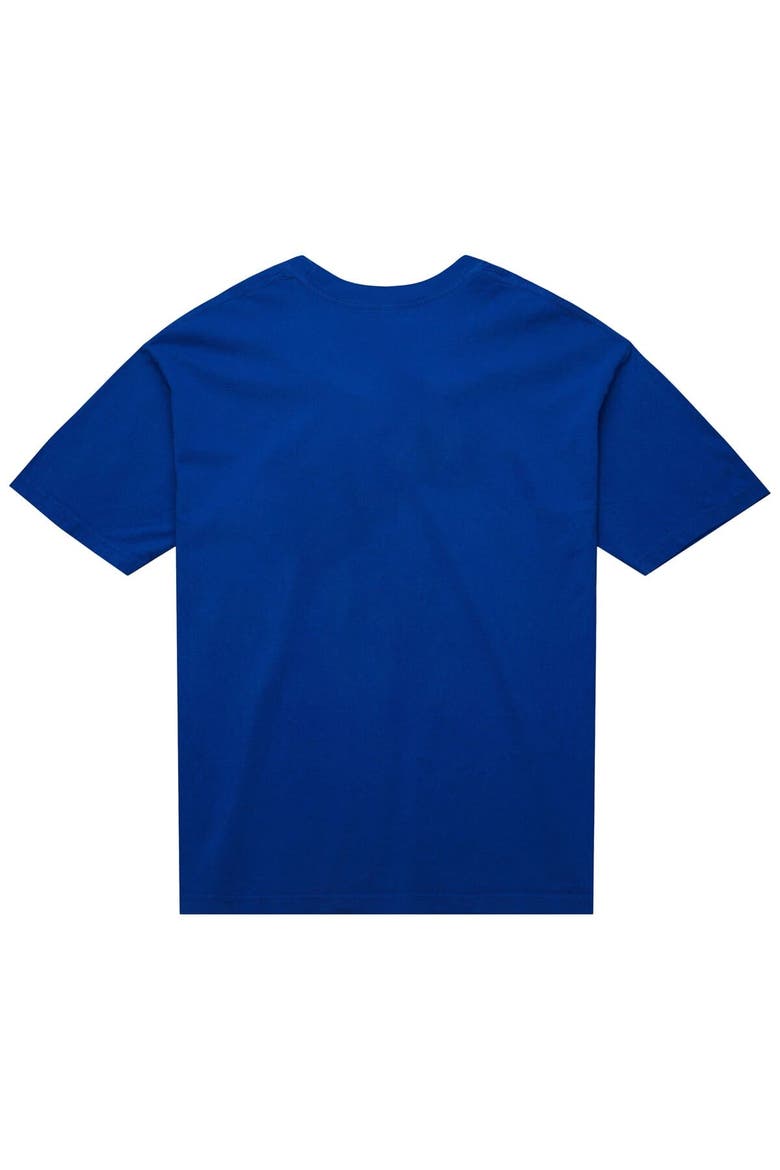 Unisex Mitchell & Ness Blue New York Knicks Hardwood Classics MVP Logo T-Shirt, Alternate, color, Blue