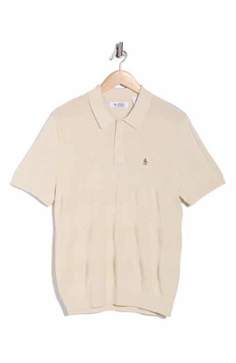 Original Penguin Honeycomb Textured Cotton Polo