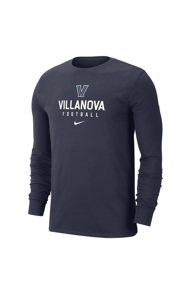 Nike Men's Nike Navy Villanova Wildcats Long Sleeve T-Shirt, Alternate, color, 