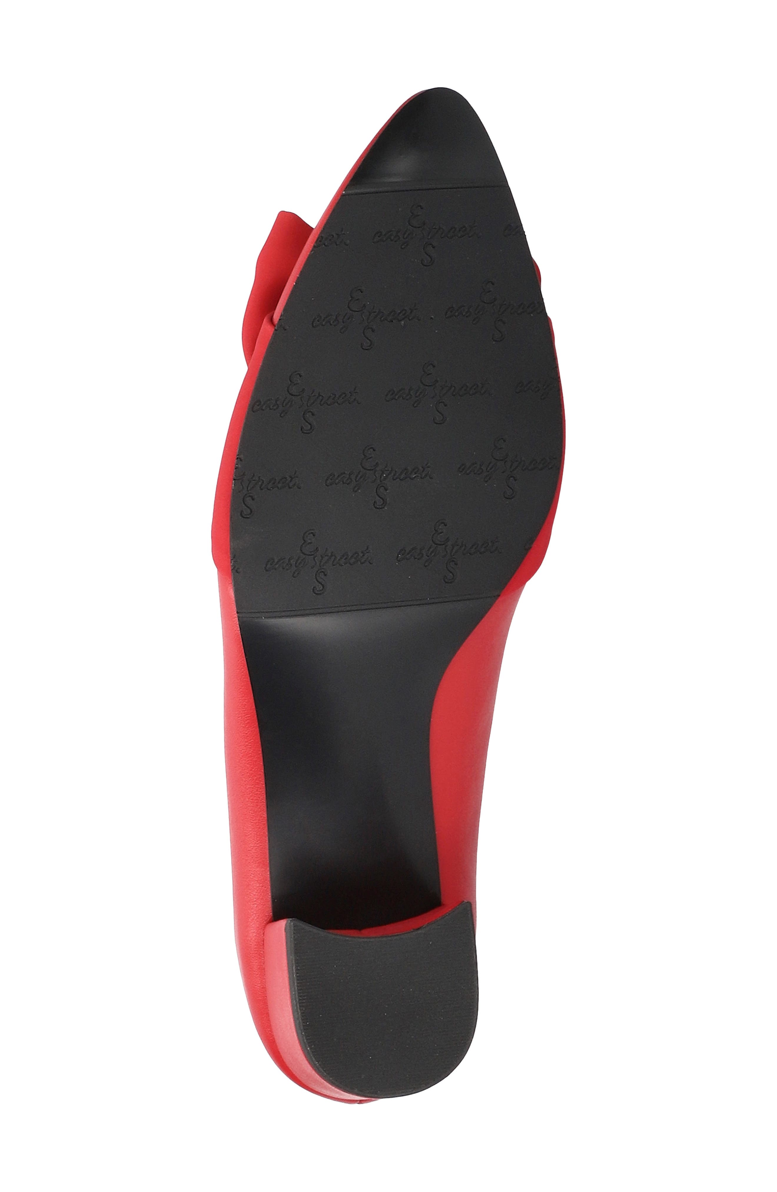 EASY STREET Alva Pointed Toe Pump - Wide Width Available, Alternate, color, Red