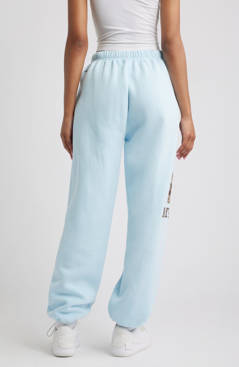 THE MAYFAIR GROUP Bear Fleece Graphic Joggers, Alternate, color, Blue