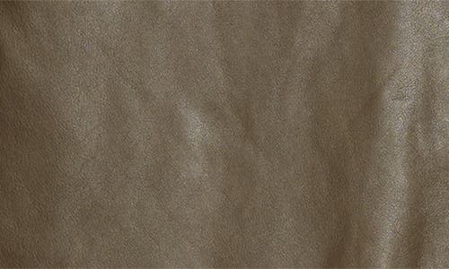 Lemaire Relaxed Leather Jacket In Mushroom