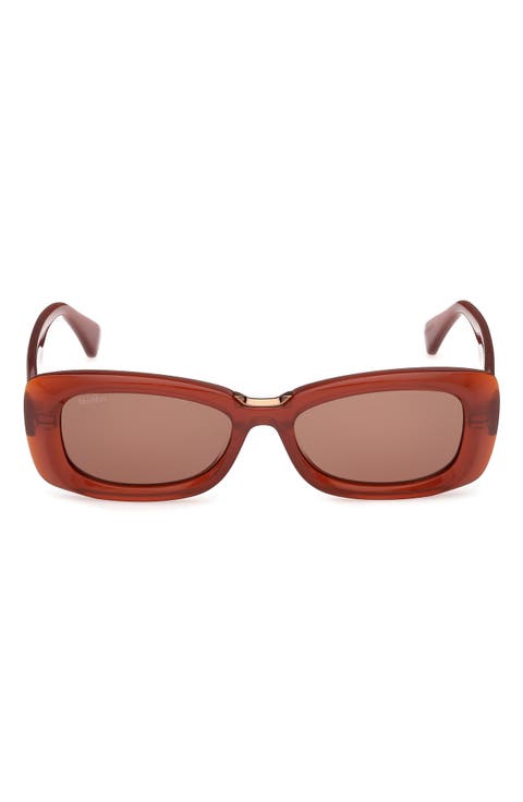 53mm Rectangular Sunglasses
