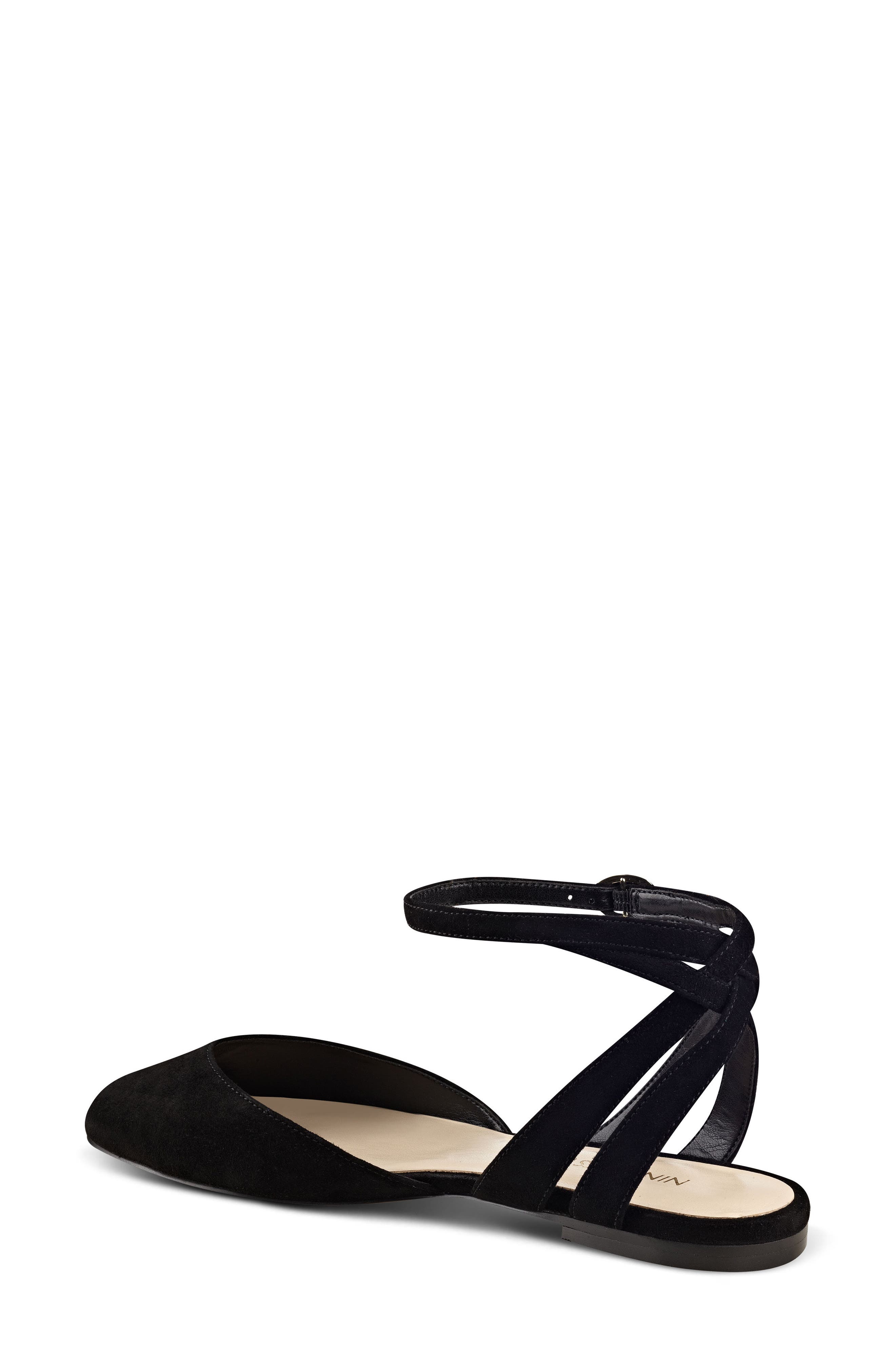 Nine West Begany Ankle Strap Flat, Alternate, color, 