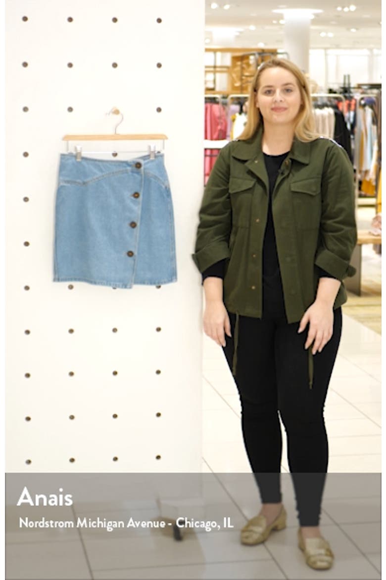 Amita Denim Wrap Skirt video