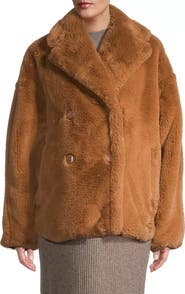 Emilia George Maia Faux Fur Coat