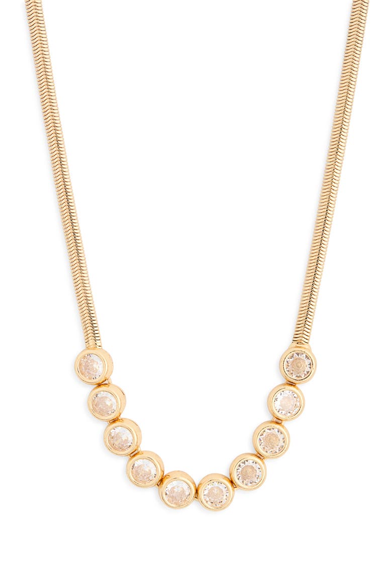 Crystal Choker Necklace, Alternate, color, GOLD