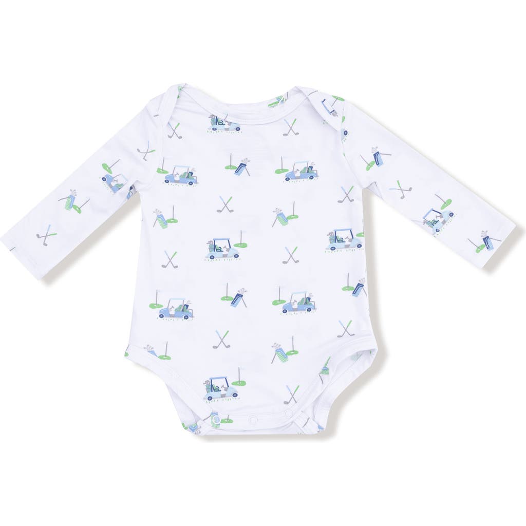 Angel Dear Golf Carts Long Sleeve Bodysuit In Multi