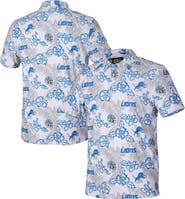 Reyn Spooner Men's Reyn Spooner White Detroit Lions Pua Performance Game Day Polo