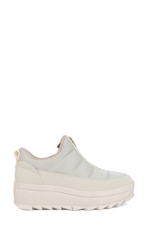 Pajar Gala Front Zip Waterproof Platform Ankle Bootie In Gray
