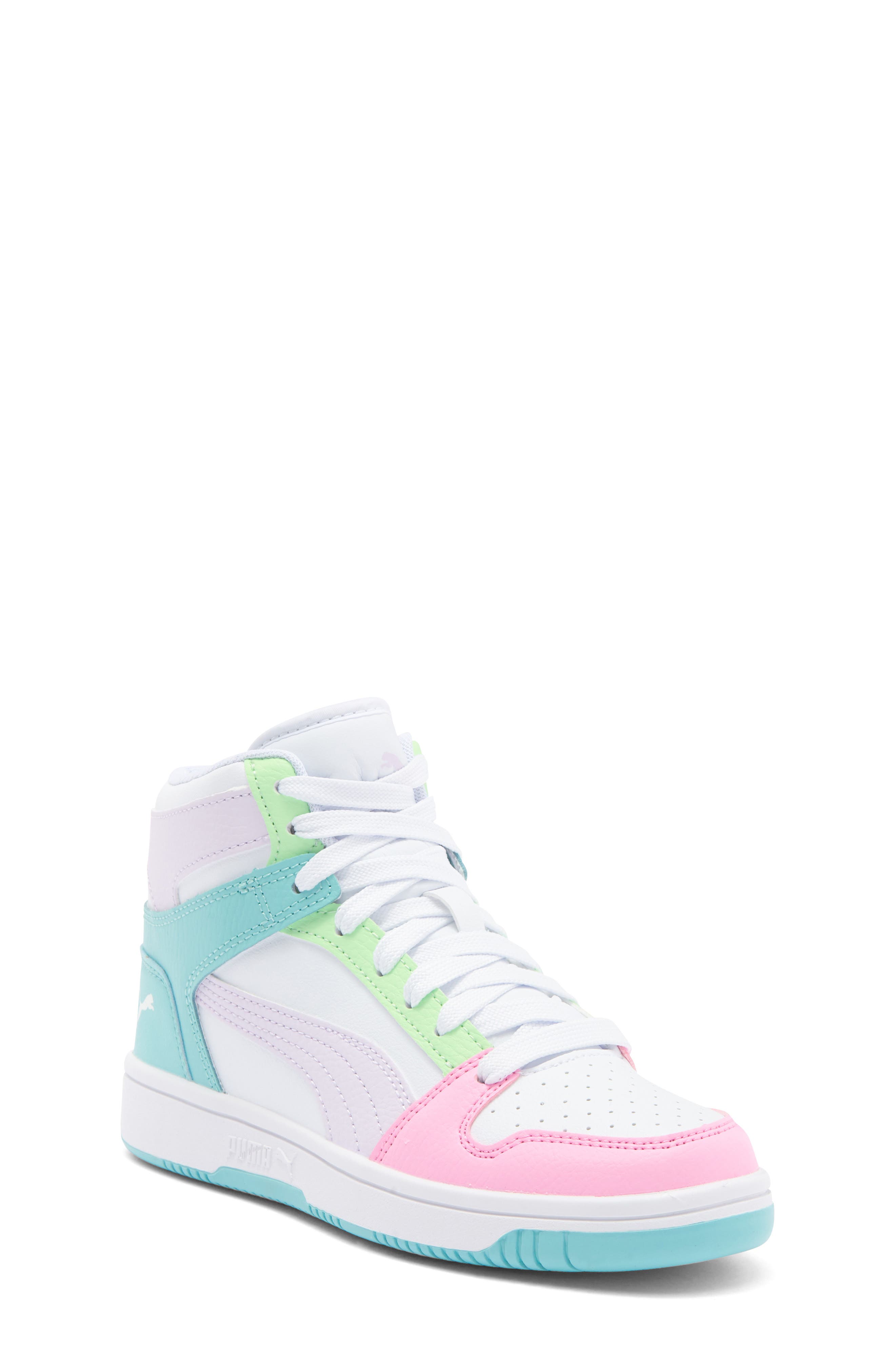 PUMA Kids' Rebound Layup Sneaker, Main, color, 