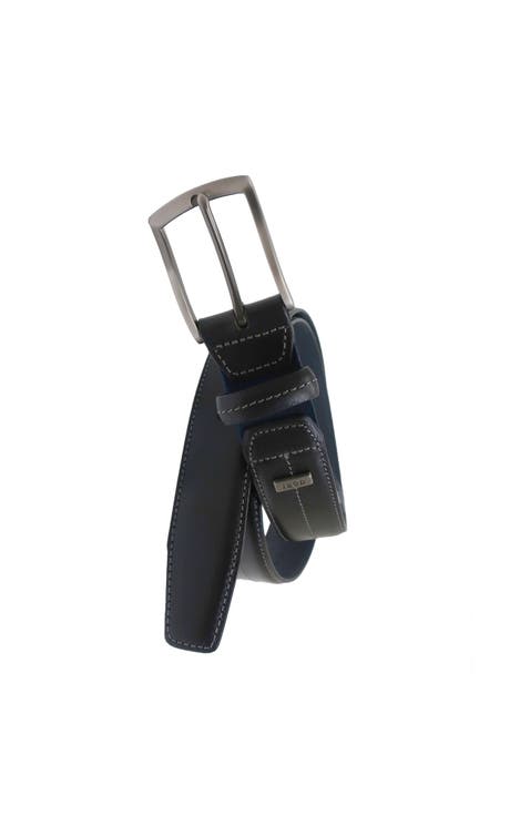 Mens Elastic Power Stretch Leather Belt