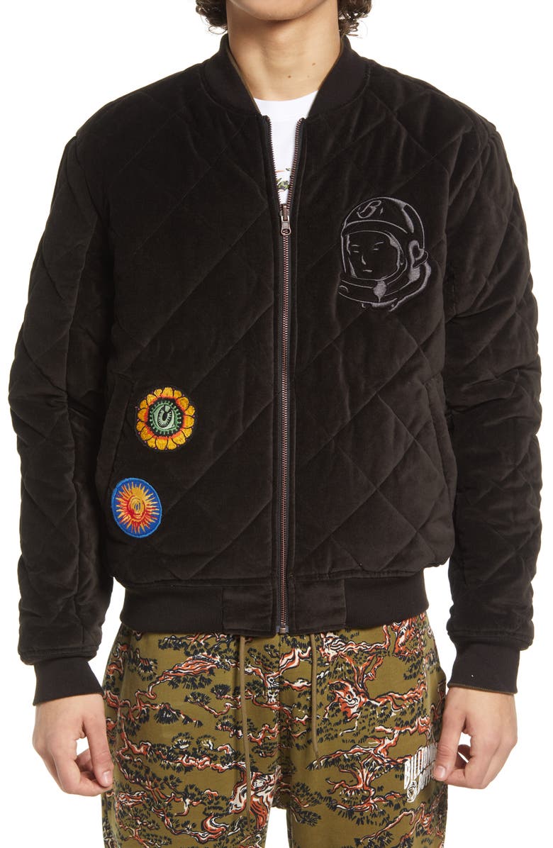 Billionaire Boys Club Men's BB Phoenix Reversible Bomber Jacket, Alternate, color, Olive Drab