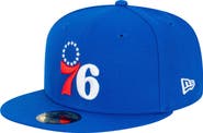 New Era Men's New Era Royal Philadelphia 76ers Team 59FIFTY Fitted Hat