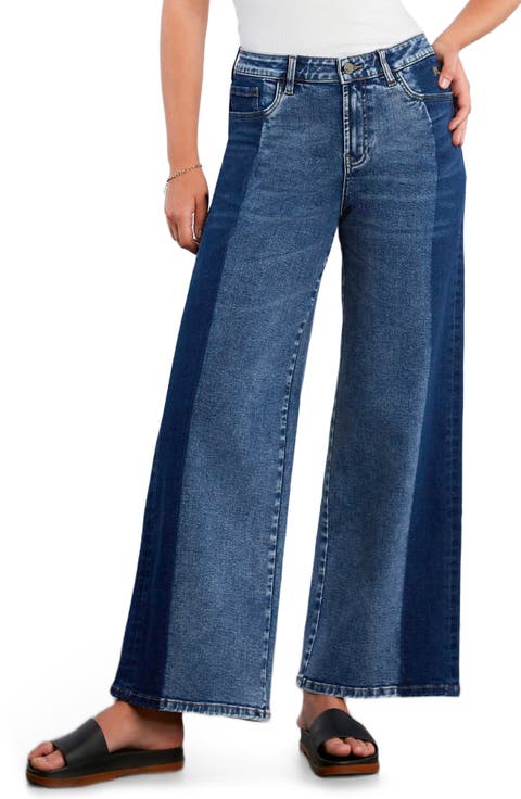 Relaxed Wide Leg Jeans