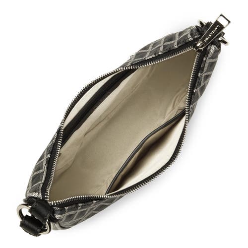 Lancaster Zipped Hobo Bag Ikon It In Noir