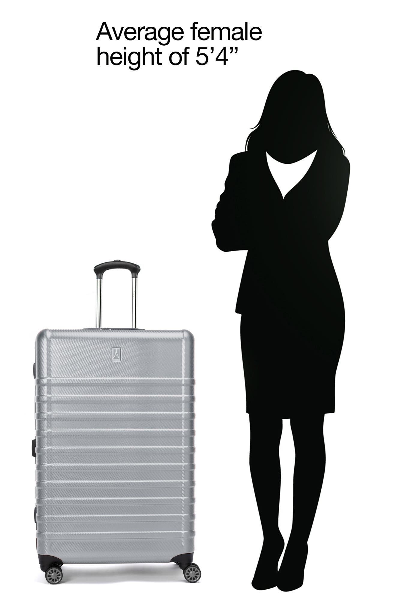 TRAVELPRO Rollmaster Lite 2 28-Inch Expandable Hardside Luggage, Alternate, color, Grey Carbon Fiber