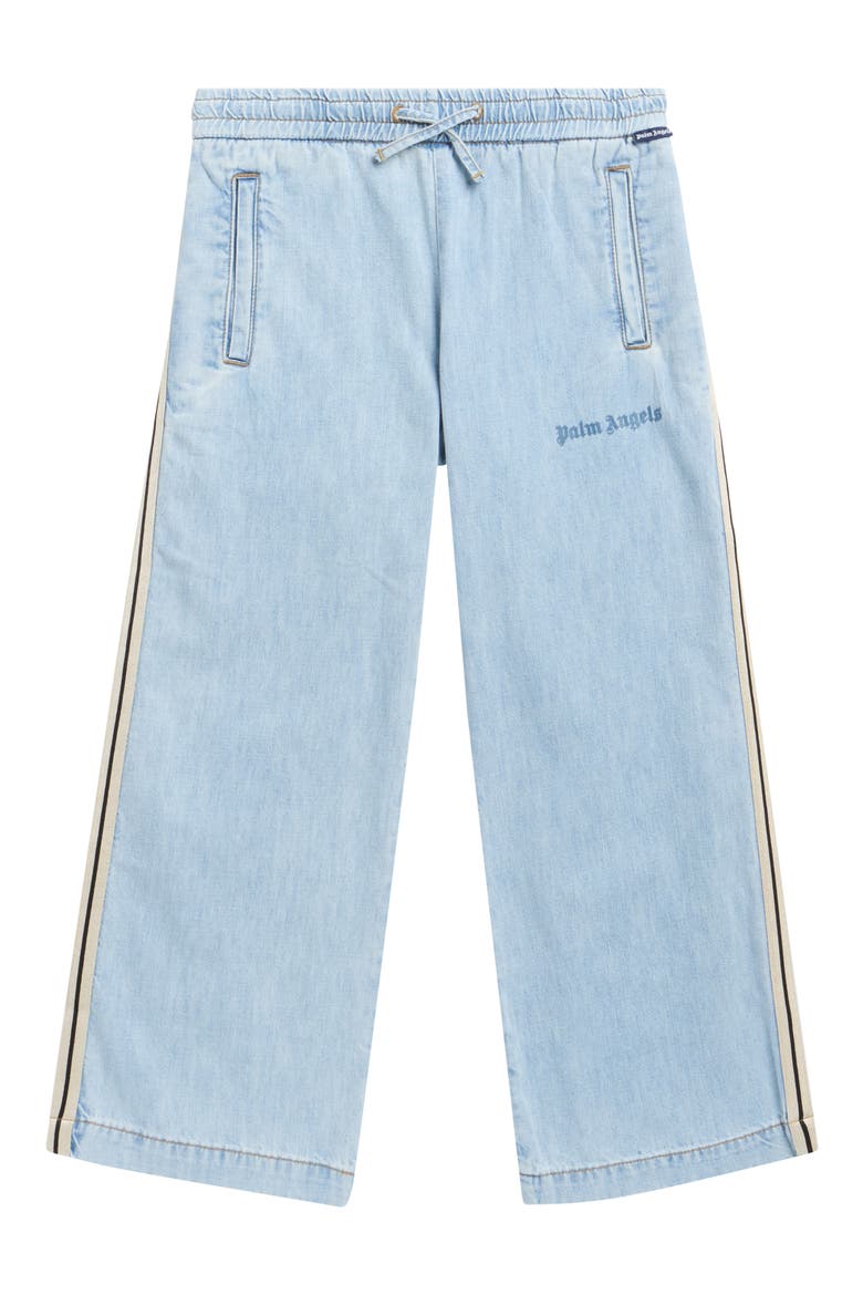 Kids' Track Chambray Pants, Main, color, BLUE/ BLUE