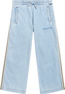 Palm Angels Kids' Track Chambray Pants