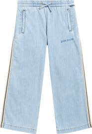 Palm Angels Kids' Track Chambray Pants