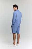 Jendue US Lucia Denim Linen Shorts