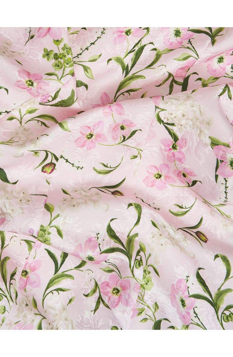 HOBBS LONDON Lana Midi Dress, Alternate, color, Pale Pink Multi