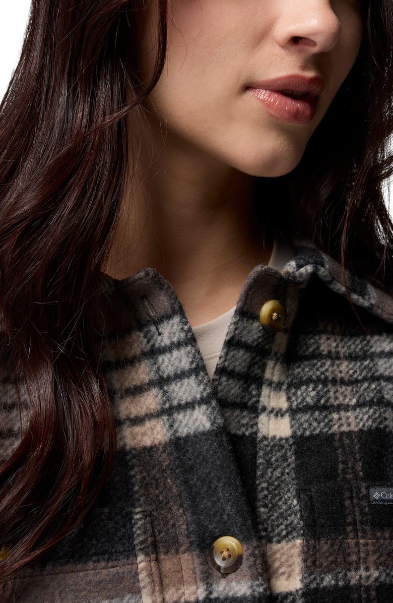 Columbia Wildest Venture<sup>™</sup> Fleece Coat, Alternate, color, Black Vagabond Plaid