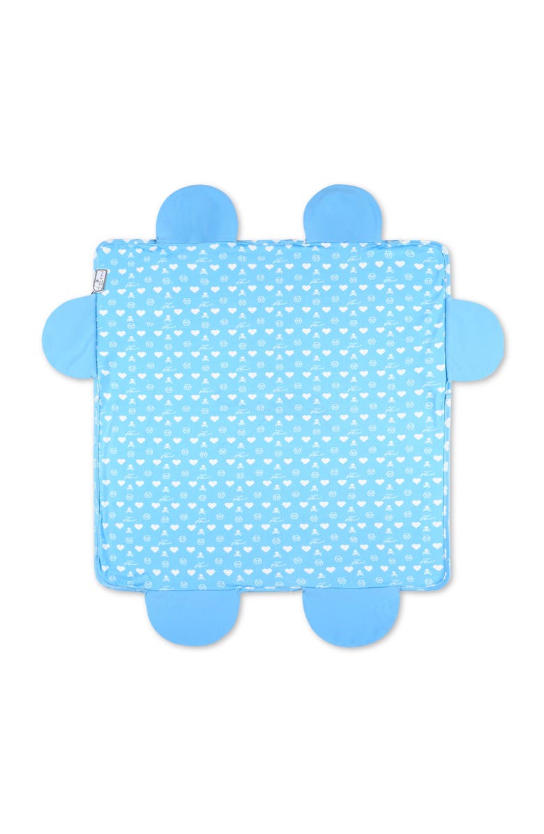 PHILIPP PLEIN Plein Kids Baby Blanket D, Alternate, color, Lightblue