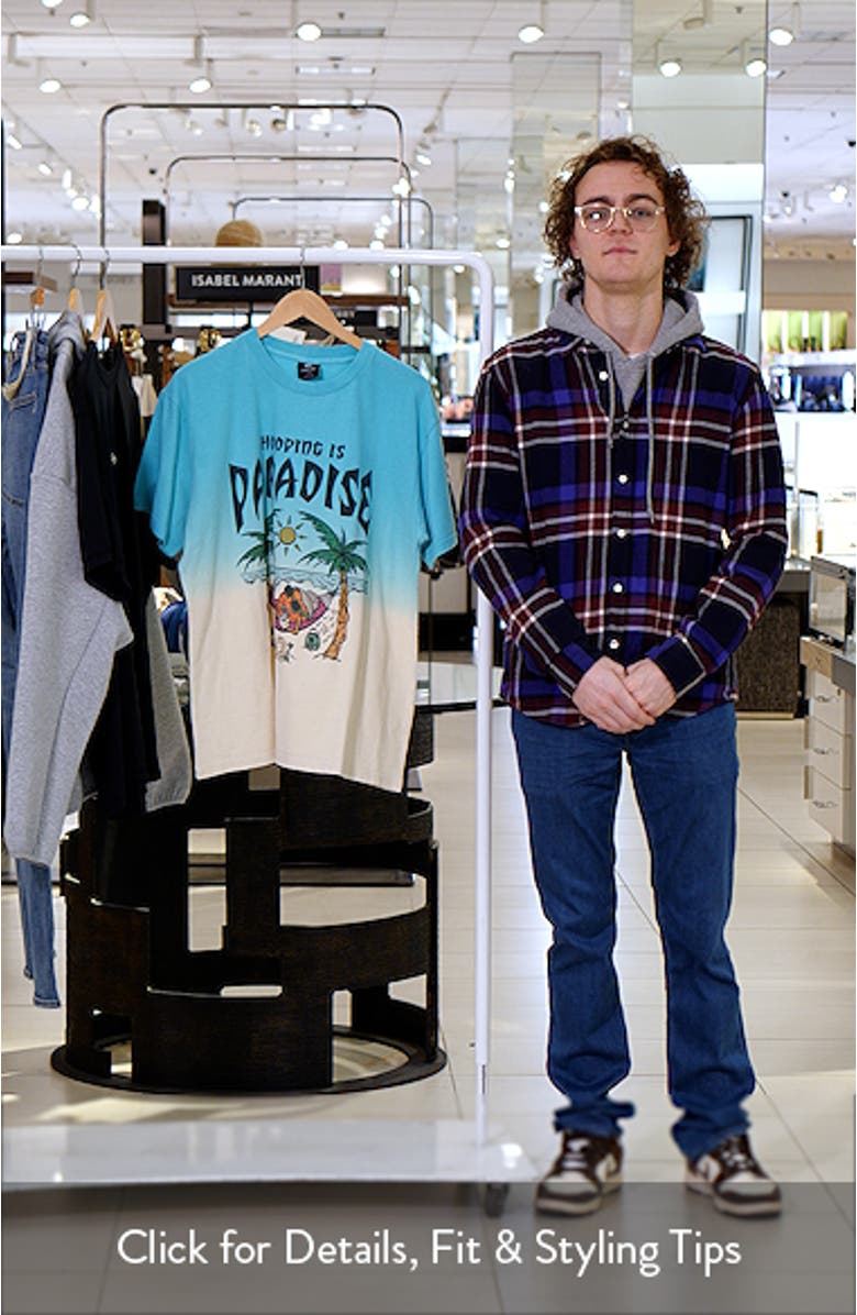 Daybreak Dip Dye Cotton Graphic T-Shirt, sales video thumbnail