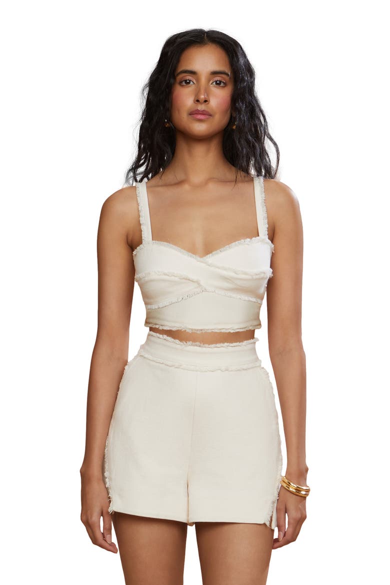 Trinity Bra Top, Alternate, color, Sea Salt