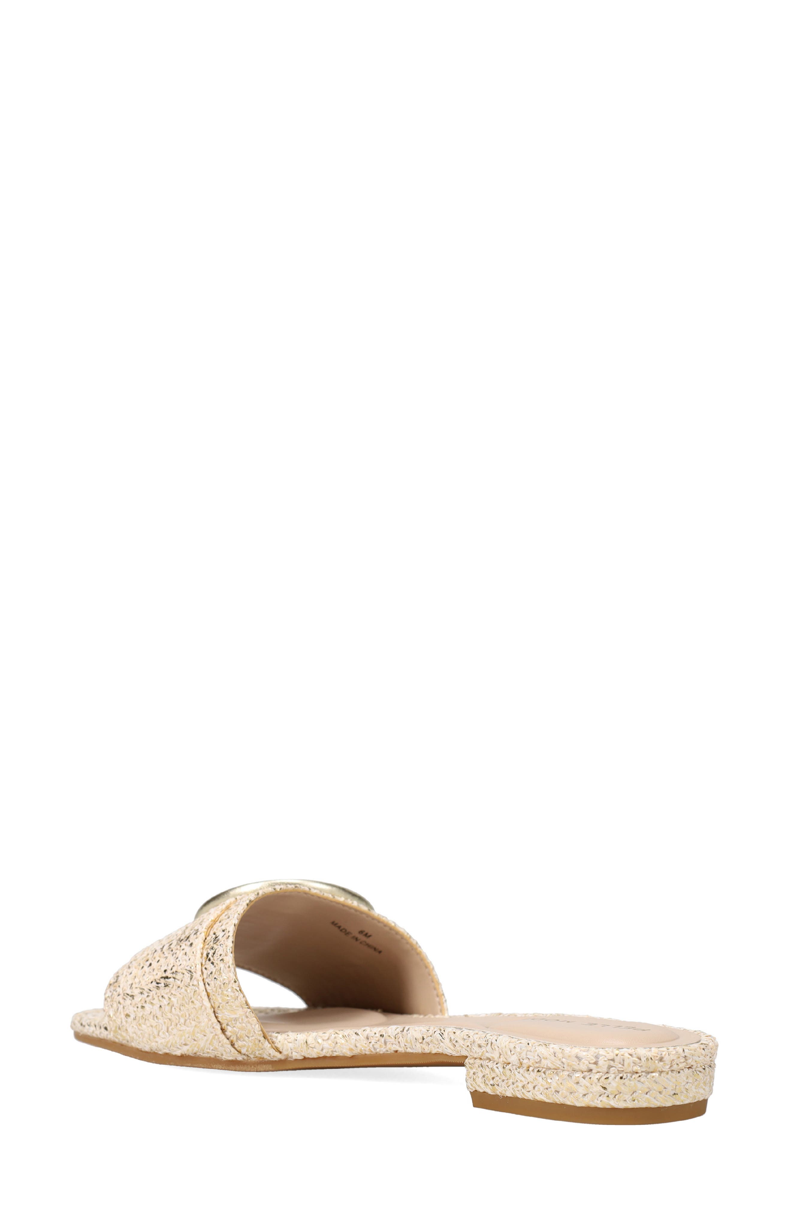Pelle Moda Bianka Slide Sandal, Alternate, color, Light Gold