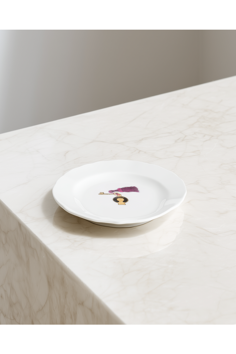 Thibaud Herem Objet Bread & Butter Plate, Alternate, color, Red Key