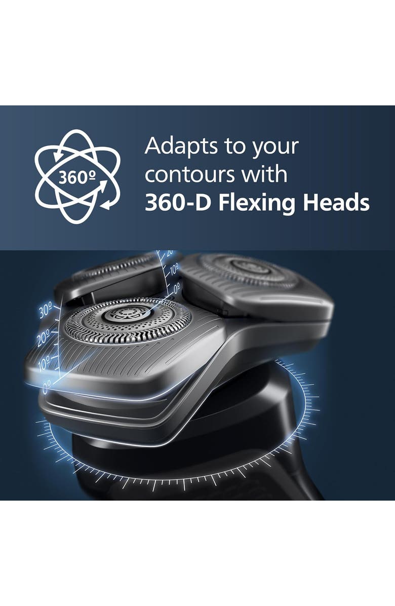 Philips Norelco Shaver 9400, Rechargeable Wet & Dry Electric Shaver, Alternate, color, Silver